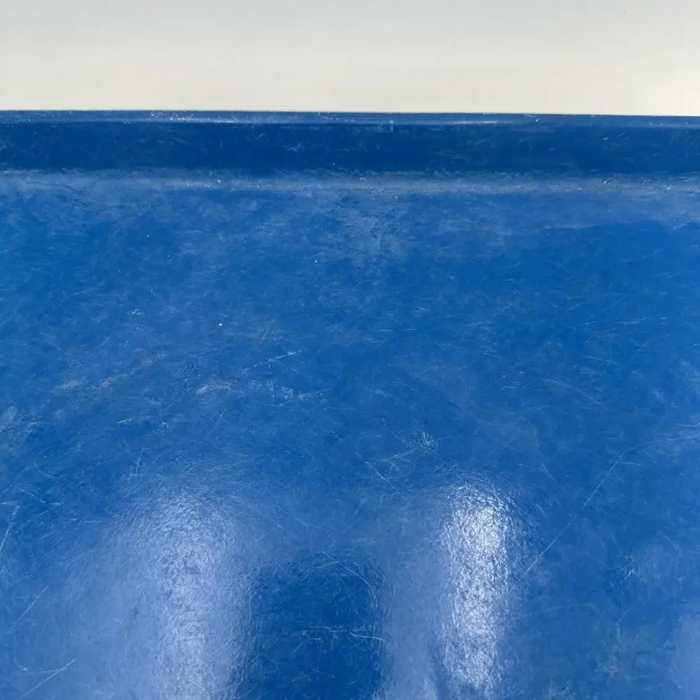 Vintage Blue Cambro Camtray Cafeteria Tray 70's 18